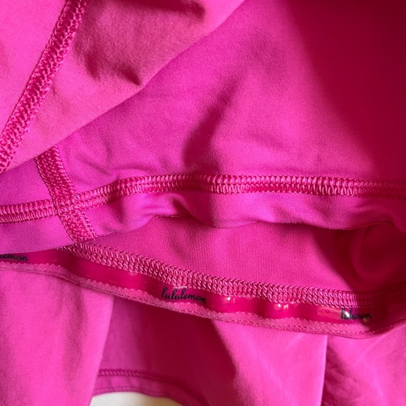 Lululemon pace rival Hot Pink Tennis Skort Size 6 - Picture 6 of 12